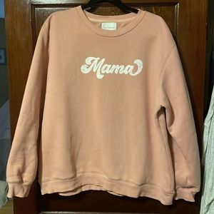 Poppy & Peonies Mama Sweatshirt